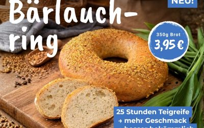 Brot des Monats April: Unser Bärlauchring